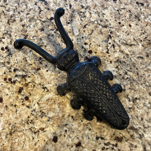 Vintage cast iron beetle - vintage,