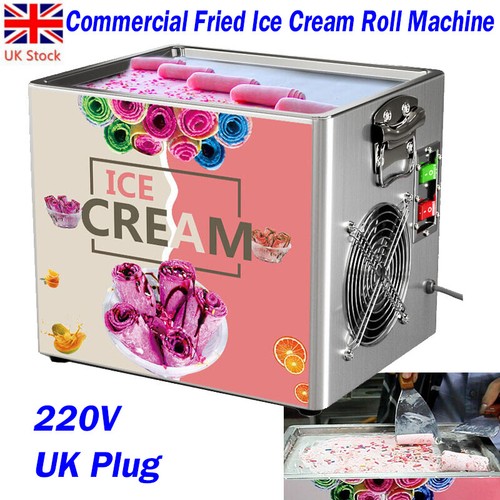 Commercial fried ice - commercial, cream