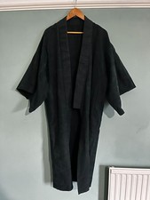 Handmade black vintage kimono