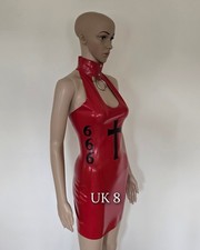 uk 8 Latex dress rubber Fetish
