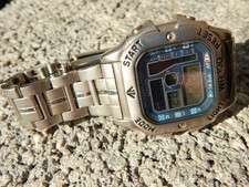Citizen Promaster Windsurfing D28A S64568 LCD Digital Watch.