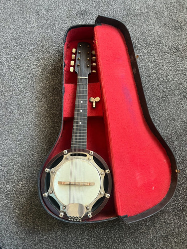 Antique vintage banjo mandolin - antique,