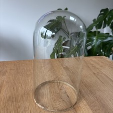 Glass Dome for Clock, H 8" x D