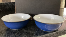 Denby imperial blue bowls 2 - denby, x