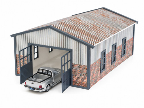 Scale garage building - scale,
