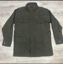 Rohan Mens Jacket Large Khaki Assignment Utility Military Worker Factory Chore