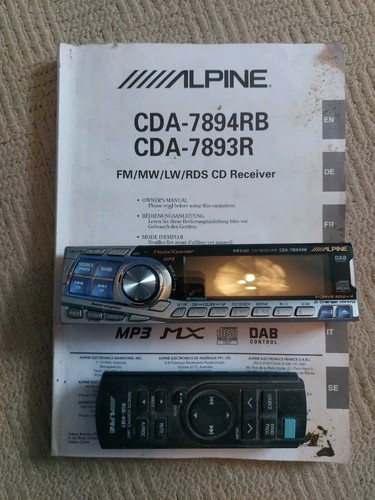 Alpine cda 7894rb player - cda, cd