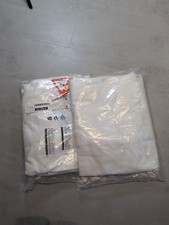 2 X Henriksdal 501.378.97 Ikea Chair Covers White Cotton New