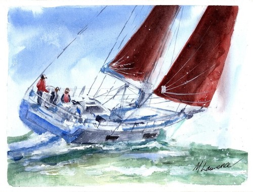 Painting beneteau 60 - painting,
