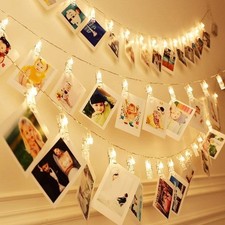 LED Photo Clip String Lights