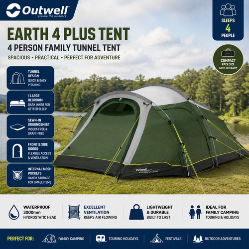 Outwell earth plus tent - plus,