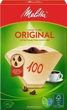 Melitta Coffee Filters Size 100 Natural Brown (Pack of 40 Filters)