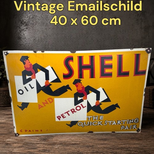 Vintage shell oil and - shell,