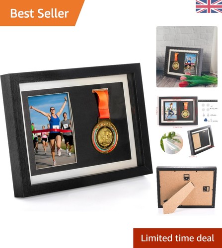 Chic black medal display case - chic,