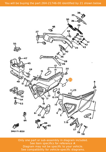 Yamaha damper 26h - damper,, 26h-21746-00