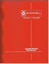 SCAMMELL ROUTEMAN 8x4 TRUCK CHASSIS ORIGINAL 1963 FACTORY MAINTENANCE MANUAL