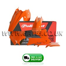 KTM 525EXC EXC 525 Racing 2004 Orange Polisport Plastics Kit Fairing Panel Set