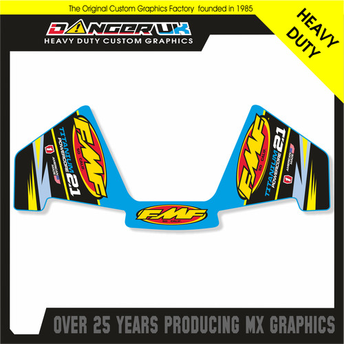 Fmf titanium powercore - titanium, 2.1
