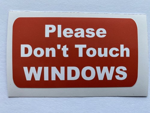 Please dont touch windows car - windows,