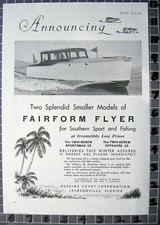 1934 FAIRFORM FLYER BOAT SOUTHERN FLORIDA SPORT FISH JACKSONVILLE  FE097FE097