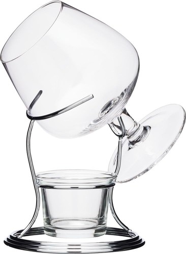 Brandy glass and warmer gift - brandy,