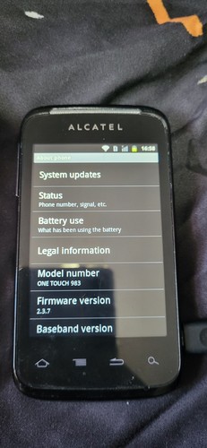 Alcatel one touch 983 - touch,