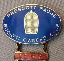 Prescott Badge Bugatti Owners