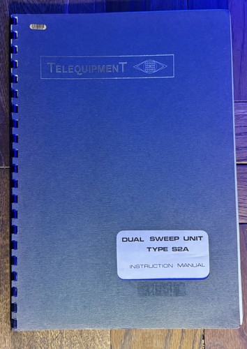 Telequipment type s2a - telequipment,