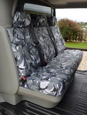 Grey Camo Triple Bench Rear
