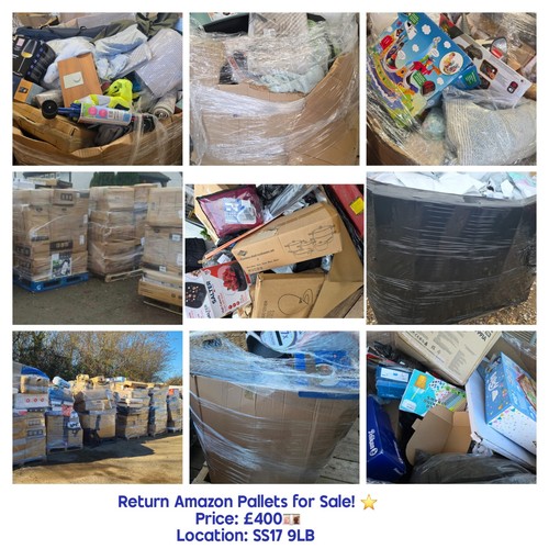 Amazon return pallets - ,