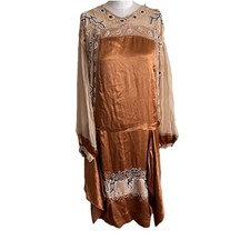 Vintage 1920s Beaded Dress As