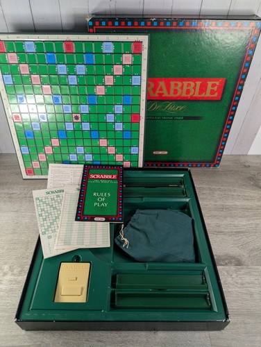 Scrabble deluxe board - scrabble,
