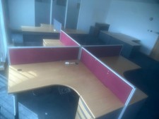 8 Office Desks, Dividers