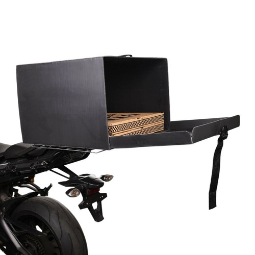 Motorcycle pizza delivery - pizza, top
