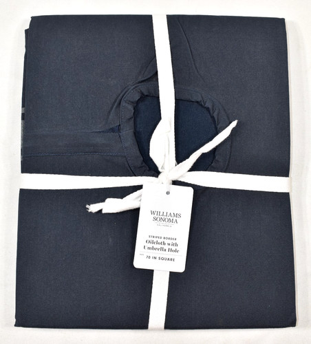 Williams sonoma navy striped - navy,