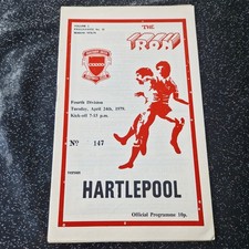 Scunthorpe v Hartlepool - 24/04/1979 - Division 4