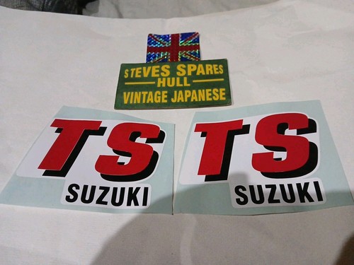 Suzuki ts50x tank decals - suzuki,