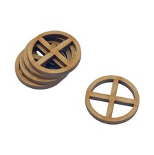 5 Pack MDF X Large Round HOBBIT Windows Fairy Doors Code Window Round XL