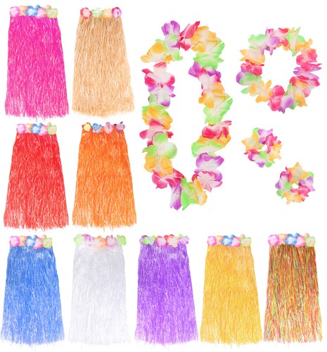 Hawaiian hula skirt and pc - and,