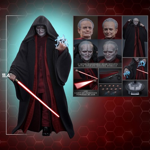Sealed new hot toys palpatine - sealed,