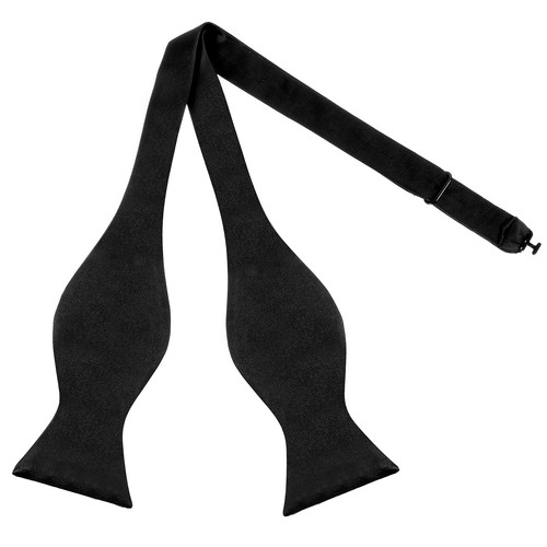Men self tie solid - self, bow