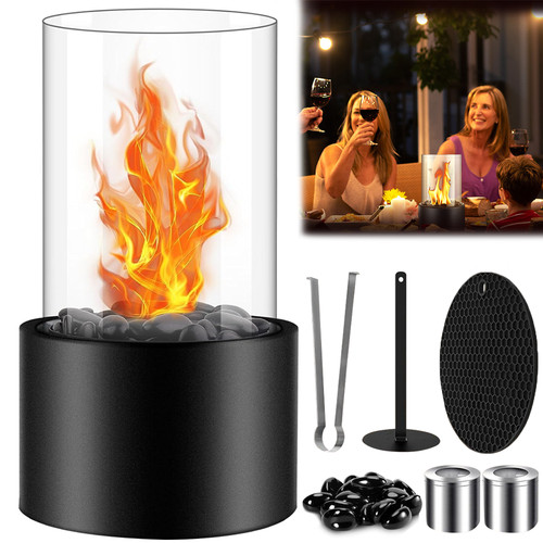 Fireplace glass burning led - fireplace,