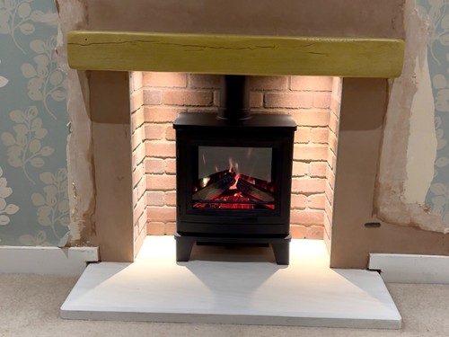 Genuine geocast light oak beam - light,