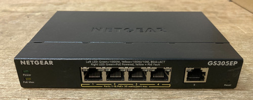 Netgear managed poe switch 5 - netgear, poe+