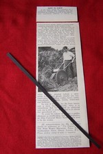 ALLEN UNIVERSAL MOTOR SCYTHE 1958 ORIGINAL VINTAGE ARTICLE CLIPPING