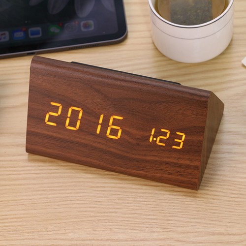 Bedside wooden digital alarm - bedside,