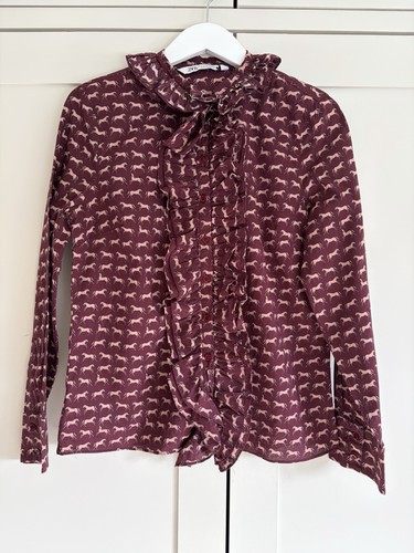 Womans zara burgundy - burgundy, horse