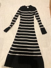 H&M knitted Dress black &