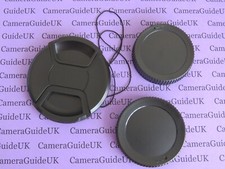 Camera body cap for Nikon Z, Front & Rear Lens Cap for Nikon Z 82mm lenses