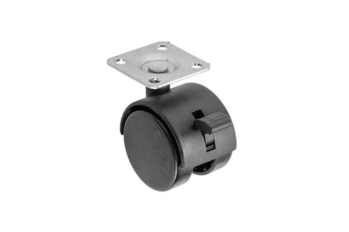 50mm plastic swivel castor - 40-50mm,